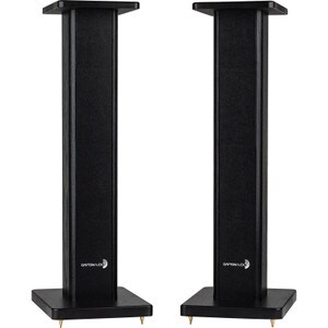 Dayton Audio 28" Universal Wood Speaker Stand Pair, Black